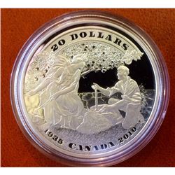 RCM Issue: 2010 20$ Fine Silver Coin 75 th Anniversary of the First Bank Notes Issued by The Bank of