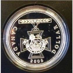 RCM Issue: 2006  150th Anniversary of the Victoria Cross (1856-2006) Brillant Uncirculated Dollar Fi