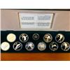 Image 1 : RCM Issue: 1985-86-87 Calgary olympic Sterling coin, Set of 10 x 20$ x 34.107 gr, C.O.A & Box & C.O.