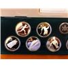 Image 2 : RCM Issue: 1985-86-87 Calgary olympic Sterling coin, Set of 10 x 20$ x 34.107 gr, C.O.A & Box & C.O.