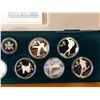Image 3 : RCM Issue: 1985-86-87 Calgary olympic Sterling coin, Set of 10 x 20$ x 34.107 gr, C.O.A & Box & C.O.