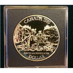 RCM Issue: 1989 Brillant Uncirculated Silver Dollar- Mackenzie