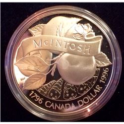 RCM Issue: 1996 Proof Silver Dollar- 200th McIntosch
