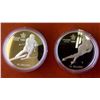 RCM 1988 Olympic Winter Games coin 1 oz troy of Fine Silver, 2 Pieces of $20.00 dollars vace value