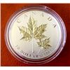 Image 1 : MRC: $10 Fine Silver Coin-Maple Leaf, C.O.A Box $ Sleeve, No Tax