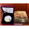 Image 2 : MRC: 2015 $20 Fine Silver Coin-Prehistoric Animals-American Scimitar Sabre-Tooth cat, 1 OZ C.O.A Box