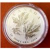 Image 1 : MRC: 2014 $10 Fine Silver Coin-Maple Leaf, C.O.A Box $ Sleeve, No Tax