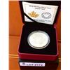 Image 2 : MRC: 2014 $10 Fine Silver Coin-Maple Leaf, C.O.A Box $ Sleeve, No Tax