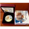 Image 2 : MRC: 2015 $20 Fine Silver Coin- Lost Ships in Canadian Waters Franklin's Lost Expedition.  C.O.A Box