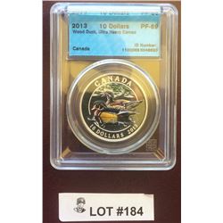 RCM: 2015 $10 PR-69 CCCS Wood Duck, Ultra Heavy Cameo