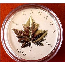RCM: 2010 Piedfort 1 Oz Silver Coin