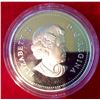 Image 2 : RCM; 2005 gold plated 1$ Silver The Flag, coin with one scatch