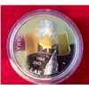 Image 3 : RCM; 2005 gold plated 1$ Silver The Flag, coin with one scatch