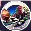 Image 1 : MRC: 2016 1 OZ Geometry in Art: The Maple Leaf – C.O.A. Present in a Lighthouse Quadrum. Tax Exempt.