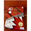 Image 1 : MRC: 2005 Brillant Uncirculated Silver Dollar, No CD-40th Anniversary of the Canadian Flag.