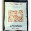 Image 4 : MRC: 2001 3-cent gold Plated 150th Anniversary of the First Postage in stamp In Canada