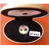 Image 1 : MRC: 1999 25-cent Sterling Silver November Millennium coin, C.O.A. & Lether clamshell Box