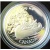 Image 1 : MRC: 1999 25-cent Sterling Silver May Millennium coin, C.O.A. & Lether clamshell Box