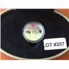 Image 2 : MRC: 1999 25-cent Sterling Silver April Millennium coin, C.O.A. & Lether clamshell Box