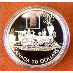 MRC: 2001 $20 Sterling Silver Transportation Serie-The Toronto C.O.A. Box