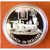 Image 1 : MRC: 2001 $20 Sterling Silver Transportation Serie-The Toronto C.O.A. Box