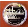 Image 1 : RCM Issue: 1991 Proof Silver Dollar- Frontenac