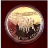 RCM Issue: 1992 Proof Silver Dollar- Stagecoach