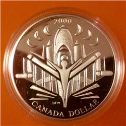RCM: 2000 Proof Dollar-Voyage of Discovery, C.O.A. Sleeve & Box