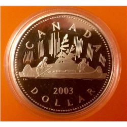 RCM: 2003 Proof Dollar--.999 Silver-100th ann,Special Edition, C.O.A. Sleeve & Box