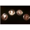 Image 1 : 2004 Canada 50 Cents Sterling Proof 4-coin set Expression of Nationhood Queen's Effigy