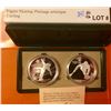 Image 2 : RCM: 1986 $20 Proof XV Olympic Winter Games, Set of Two Sterling Coin. Figure Skating & Curling