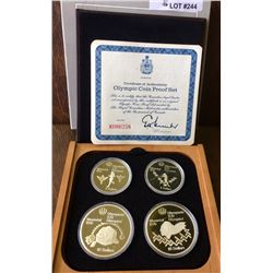 RCM: 1975 Montreal Summer Olympic Games-Serie IV Set of $ Sterling Coin 2 x $10 $ 2 x $5 Dollars.