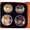 RCM: 1976 Montreal Summer Olympic Games-Serie VI Set of $ Sterling Coin 2 x $10 $ 2 x $5 Dollars.
