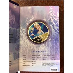 Niue Mint: 2016 Disney Frozen 1 Oz .999 pure Silver Coin - Snow Queen ELSA and her Magical icy Power