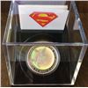 Image 1 : MRC: $20 Fine Silver Hologram Coin - Superman™ & Metropolis 1 Oz , No Tax