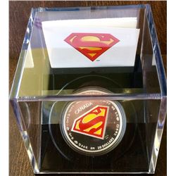 MRC: $20 Fine Silver Coin - Superman™'s S-shield 1 Oz , No Tax