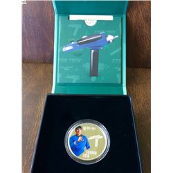 MRC: 2016 $10 Star Trek Fine Silver Coin: Spock, C.O.A. No Tax