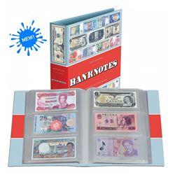 Album Banknotes for 300 Banknotes, with 100 Bound Sheets (347951) Practical and durable with a wipe-