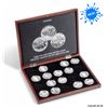 Image 1 : Volterra Uno de Luxe 20 $100 FOR $100 Argent, High-quality mahogany style presentation case for 20 $