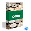Image 1 : Coin Wallet for 48 Coins (Motif Print) Overall size: 6 x 4 1/4 " (150 x 105 mm).