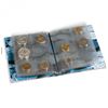 Image 2 : Coin Wallet for 48 Coins (Motif Print) Overall size: 6 x 4 1/4 " (150 x 105 mm).