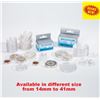 Coin capsules Made of Extra Durable Scratxh Resist Acrylic.  Chemical Inert. Acid and Softner-free, 