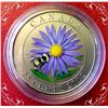 Image 1 : MRC: 2012 25-Cent Coloured Coin-Aster and Bumble Bee
