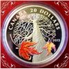 Image 1 : MRC: 2013 $20 Fine Silver-canadian Maple Canopy (Autumn) , No Tax