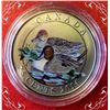 Image 1 : MRC: 2014 $25-cent Coloured Coin-Ducks of Canada-Pintall, C.O.A.