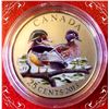 Image 1 : MRC: 2013 $25-cent Coloured Coin-Ducks of Wood Duck, C.O.A.