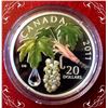 Image 1 : RCM: 2011 $20 Fine Silver Coin- Maple lef Crystal Raindrop, No Tax
