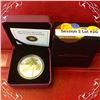 Image 2 : RCM: 2011 $20 Fine Silver Coin- Maple lef Crystal Raindrop, No Tax