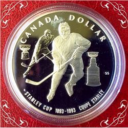 RCM : 1993-1893  Silver dollar 100th Anniversary of the Stanley Cup