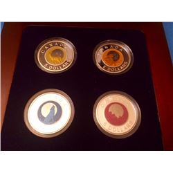 MRC: 2012 $5 Sterling Silver and Niobium Coin-Full Wolf Moon